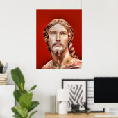 BORSTBEELD VAN CHRISTUS DE REDDERS door MICHELANGE Poster (Thuiskantoor)