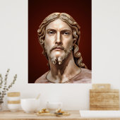 BORSTBEELD VAN CHRISTUS DE REDDERS door MICHELANGE Poster (Keuken)