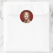 BORSTBEELD VAN CHRISTUS DE REDDERS door MICHELANGE Ronde Sticker (Tas)