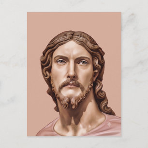BORSTBEELD VAN CHRISTUS DE VERLOSSER door MICHELAN Briefkaart
