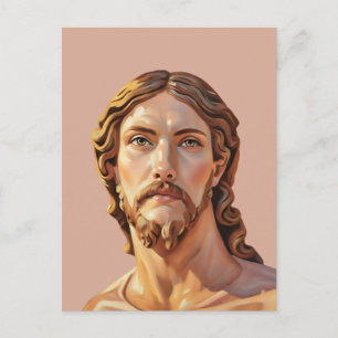 Borstbeeld van Christus de Verlosser door MICHELAN Briefkaart