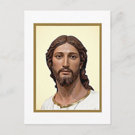 Borstbeeld van Christus de Verlosser door MICHELAN Briefkaart