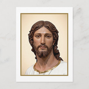 Borstbeeld van Christus de Verlosser door MICHELAN Briefkaart