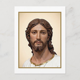 Borstbeeld van Christus de Verlosser door MICHELAN Briefkaart