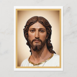 Borstbeeld van Christus de Verlosser door MICHELAN Briefkaart