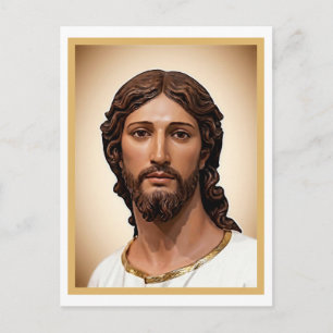 BORSTBEELD VAN CHRISTUS DE VERLOSSER door MICHELAN Briefkaart