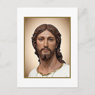 Borstbeeld van Christus de Verlosser door MICHELAN Briefkaart