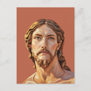 BORSTBEELD VAN CHRISTUS DE VERLOSSER door MICHELAN Briefkaart