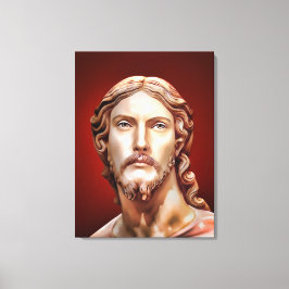 BORSTBEELD VAN CHRISTUS DE VERLOSSER door MICHELAN Canvas Afdruk