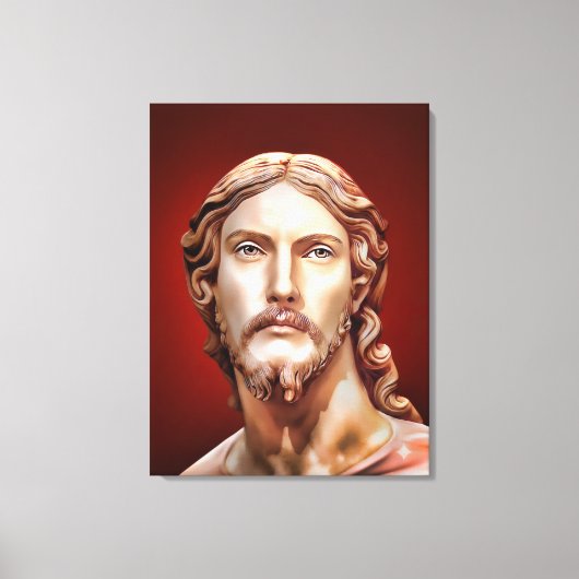 BORSTBEELD VAN CHRISTUS DE VERLOSSER door MICHELAN Canvas Afdruk (Voorkant)