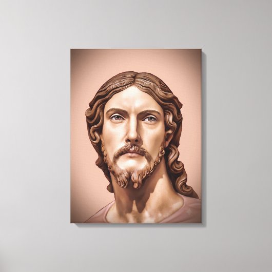 BORSTBEELD VAN CHRISTUS DE VERLOSSER door MICHELAN Canvas Afdruk (Voorkant)