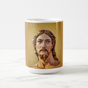 BORSTBEELD VAN CHRISTUS DE VERLOSSER door MICHELAN Koffiemok