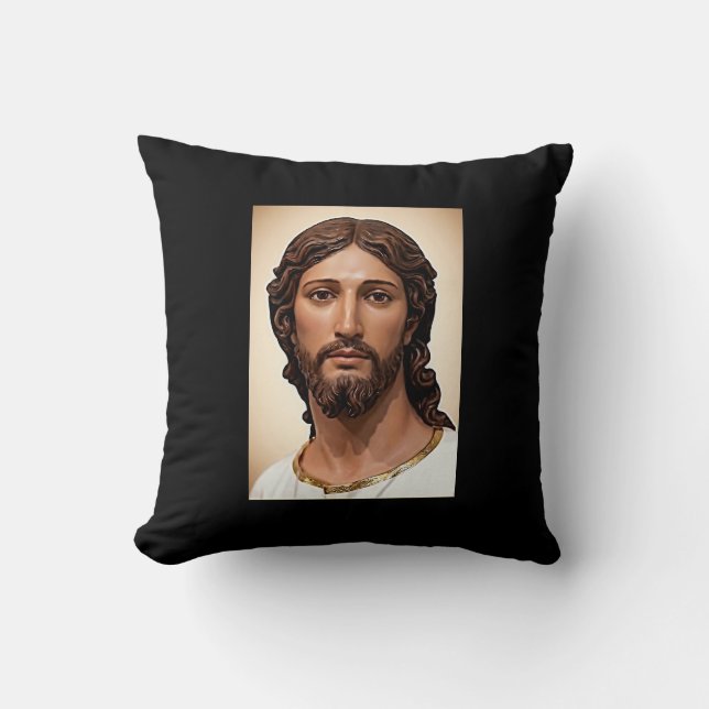 BORSTBEELD VAN CHRISTUS DE VERLOSSER door MICHELAN Kussen (Voorkant)