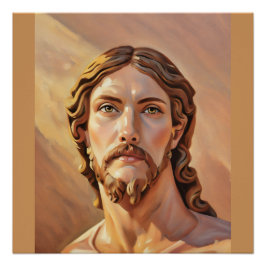 BORSTBEELD VAN CHRISTUS DE VERLOSSER door MICHELAN Perfect Poster