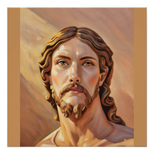 BORSTBEELD VAN CHRISTUS DE VERLOSSER door MICHELAN Perfect Poster