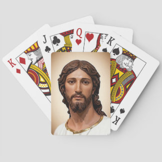 BORSTBEELD VAN CHRISTUS DE VERLOSSER door MICHELAN Pokerkaarten