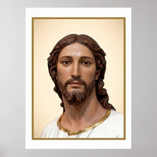 BORSTBEELD VAN CHRISTUS DE VERLOSSER door MICHELAN Poster
