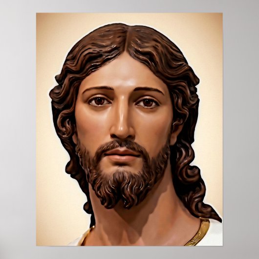 BORSTBEELD VAN CHRISTUS DE VERLOSSER door MICHELAN Poster (Voorkant)