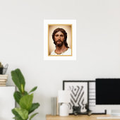 BORSTBEELD VAN CHRISTUS DE VERLOSSER door MICHELAN Poster (Thuiskantoor)