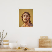Borstbeeld van Christus de Verlosser door MICHELAN Poster (Keuken)