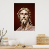 BORSTBEELD VAN CHRISTUS DE VERLOSSER door MICHELAN Poster (Keuken)