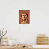 BORSTBEELD VAN CHRISTUS DE VERLOSSER door MICHELAN Poster (Keuken)