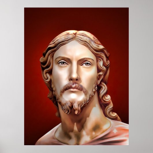 BORSTBEELD VAN CHRISTUS DE VERLOSSER door MICHELAN Poster (Voorkant)