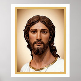 BORSTBEELD VAN CHRISTUS DE VERLOSSER door MICHELAN Poster