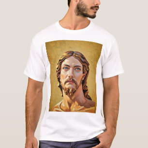 Borstbeeld van Christus de Verlosser door MICHELAN T-shirt