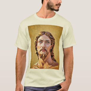 Borstbeeld van Christus de Verlosser door MICHELAN T-shirt