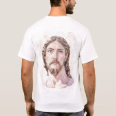 BORSTBEELD VAN CHRISTUS DE VERLOSSER door MICHELAN T-shirt (Achterkant)
