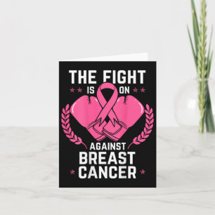 Borstbewustzijn Kanker Chemotherapie Aware Boxing Kaart