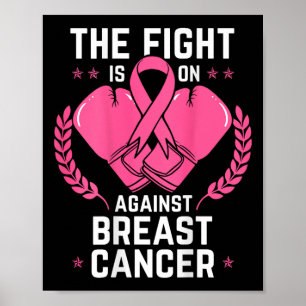 Borstbewustzijn Kanker Chemotherapie Aware Boxing Poster