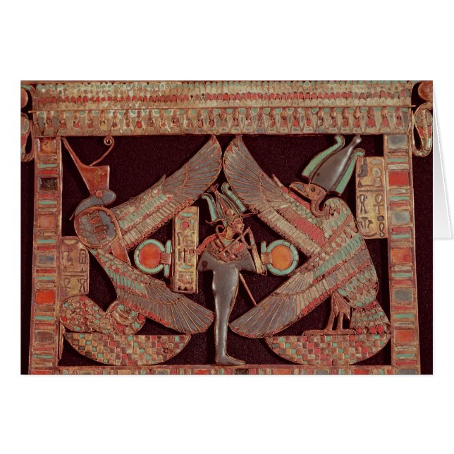 Borstbord met de afbeelding van Osiris, god van (Voorkant Horizontaal)