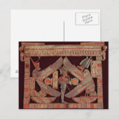 Borstbord met de afbeelding van Osiris, god van Briefkaart (Voorkant / Achterkant)