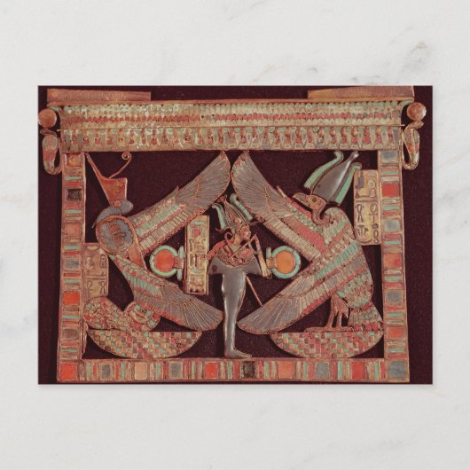 Borstbord met de afbeelding van Osiris, god van Briefkaart (Voorkant)