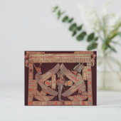 Borstbord met de afbeelding van Osiris, god van Briefkaart (Staand voorkant)
