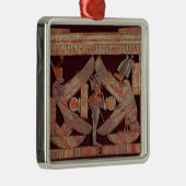 Borstbord met de afbeelding van Osiris, god van Metalen Ornament (Rechts)