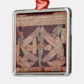 Borstbord met de afbeelding van Osiris, god van Metalen Ornament (Links)