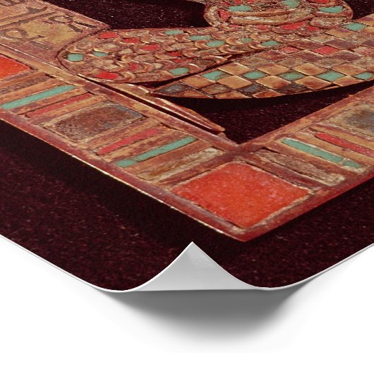 Borstbord met de afbeelding van Osiris, god van Poster (Hoek)