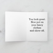 Borstchirurgie Gefeliciteerd, Grappige Cartoon Art Kaart (Binnen)