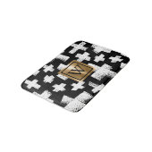 Borstel Abstract Patroon Badmat (Gekanteld)