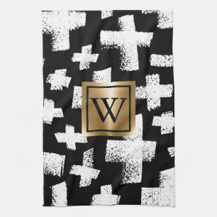 Borstel Abstract Patroon Theedoek