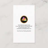 Borstel die de Kleuren van het Huis van de Kleuren Visitekaartje (Achterkant)