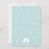 Borstel geborsteld Joy Calligraphy Star Blue 6 Pho Feestdagenkaart (Achterkant)