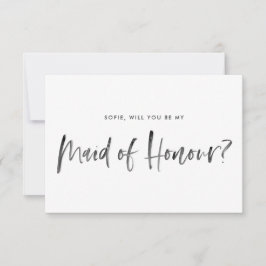 Borstel met briefing kaart