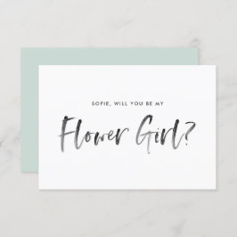 Borstel met briefing kaart