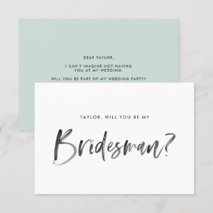 Borstel met briefing kaart