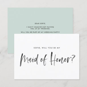 Borstel met briefing kaart