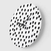 Borstel met zwarte en witte Waterverf  Grote Klok (Hoek)